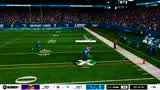 touchdown (+6, try not yet on the scorebug), frame 1