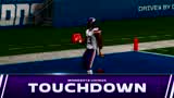 touchdown (+6, try not yet on the scorebug), frame 9