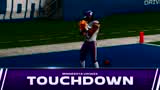 touchdown (+6, try not yet on the scorebug), frame 10