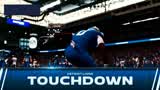 touchdown (+6, try not yet on the scorebug), frame 10, redacted copy