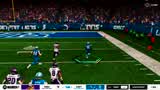 touchdown + extra point (+7; the +6 state was never read), frame 2