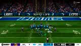 touchdown + extra point (+7; the +6 state was never read), frame 14