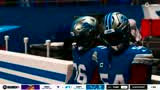 touchdown + extra point (+7; the +6 state was never read), frame 17